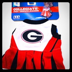 Georgia Bulldogs doggie cheerleader dress
